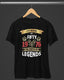 Life Begins at Fifty Legends Birthday T-Shirt