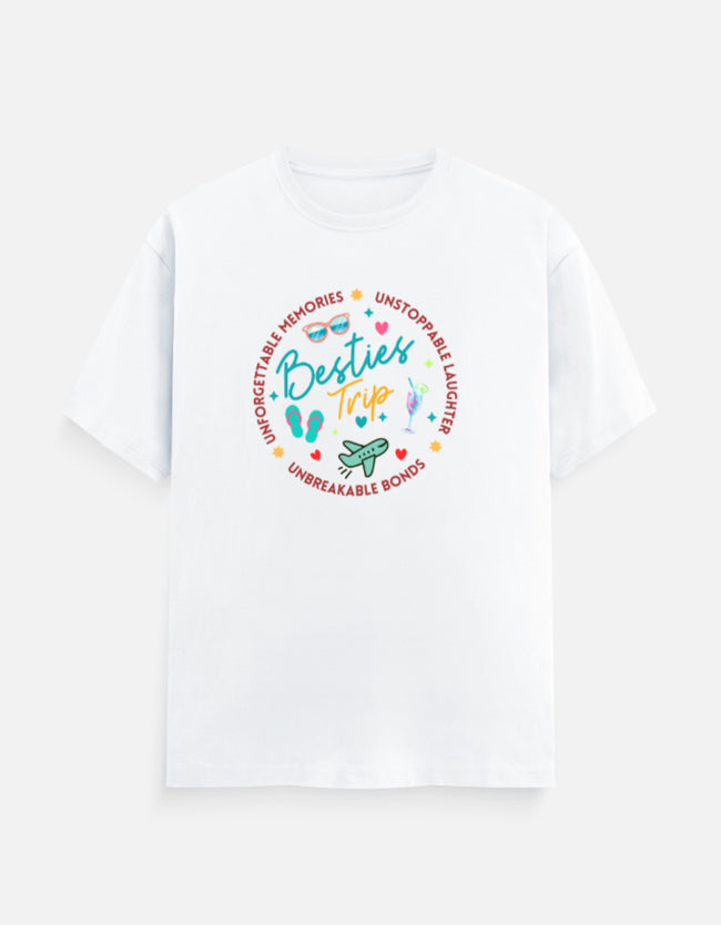 Besties Trip Vacation T-Shirt Main Image