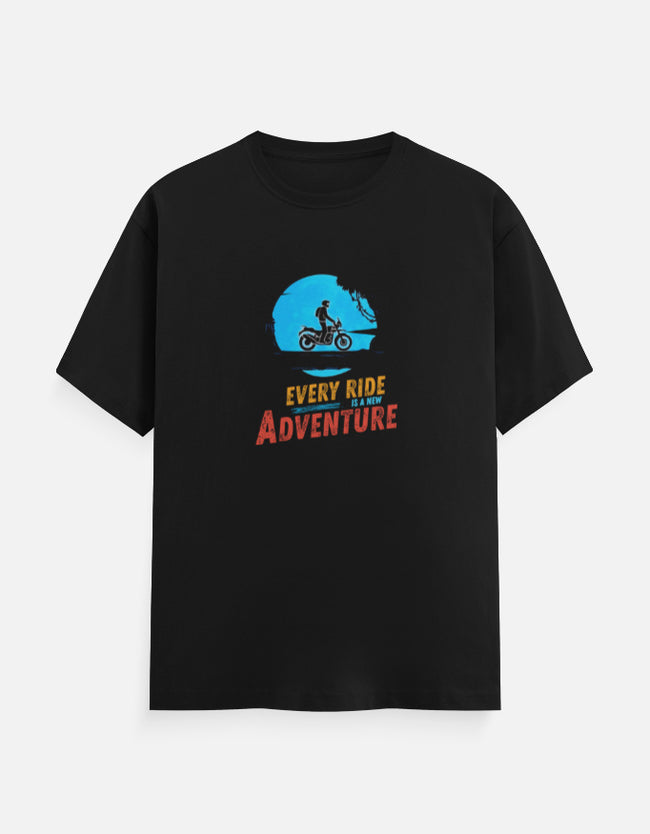 Every Ride is a New Adventure | Adventure T-Shirt Main Image