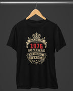 50 Years of Being Awesome Birthday T-Shirt