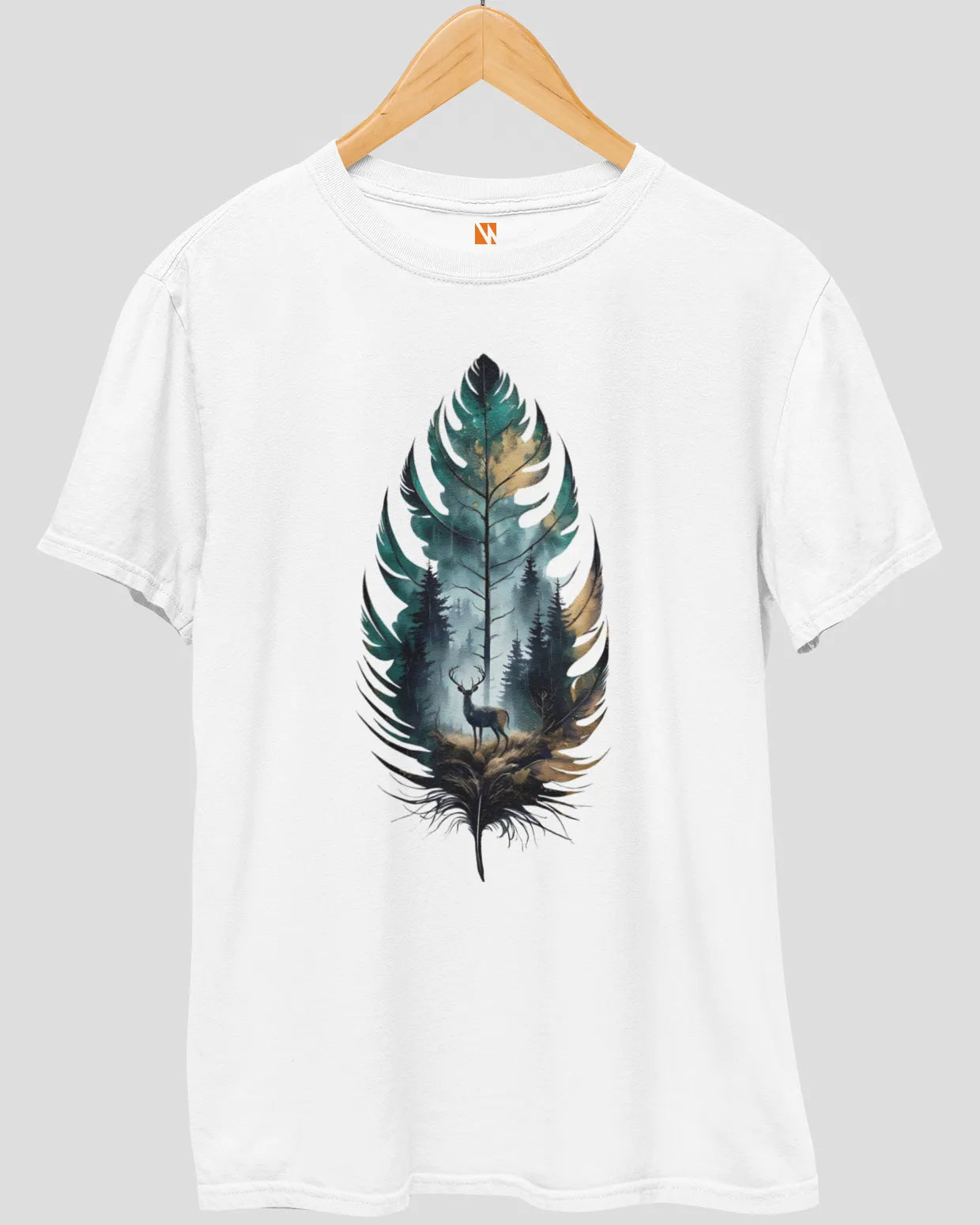 Deer on a Feather | Unisex T-Shirt