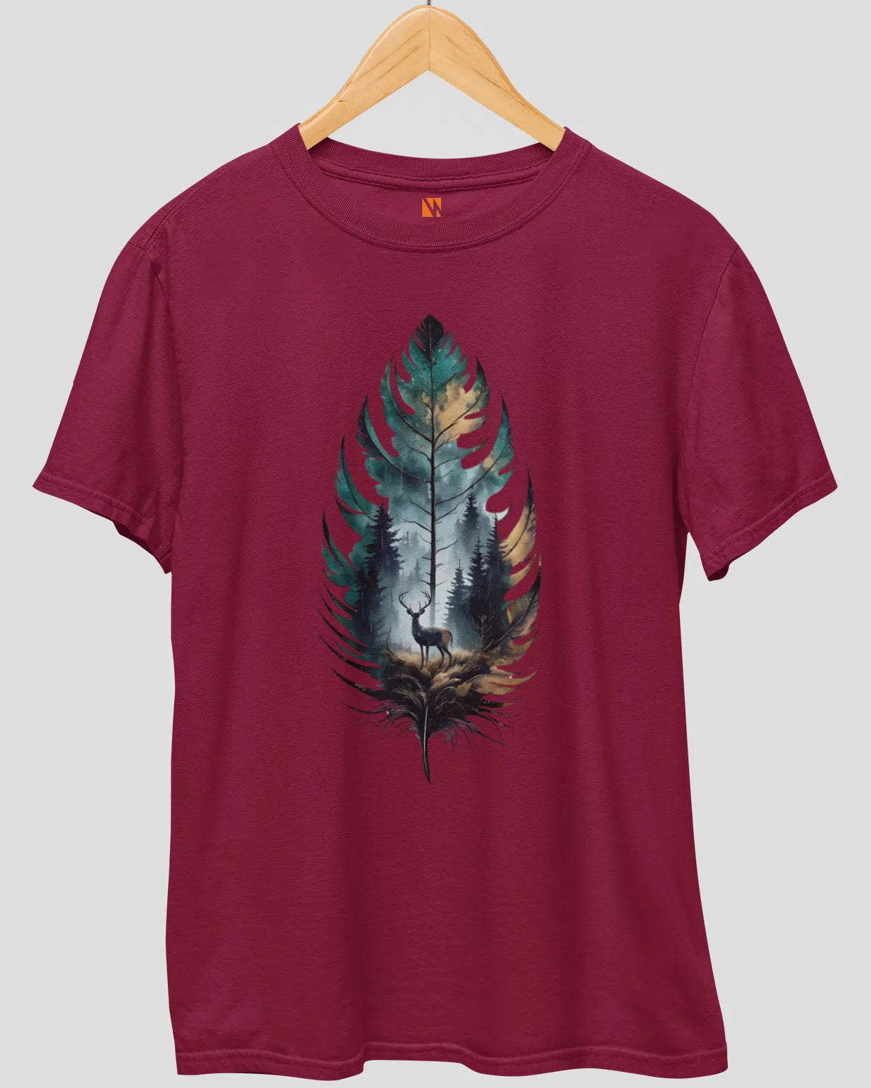 Deer on a Feather | Unisex T-Shirt