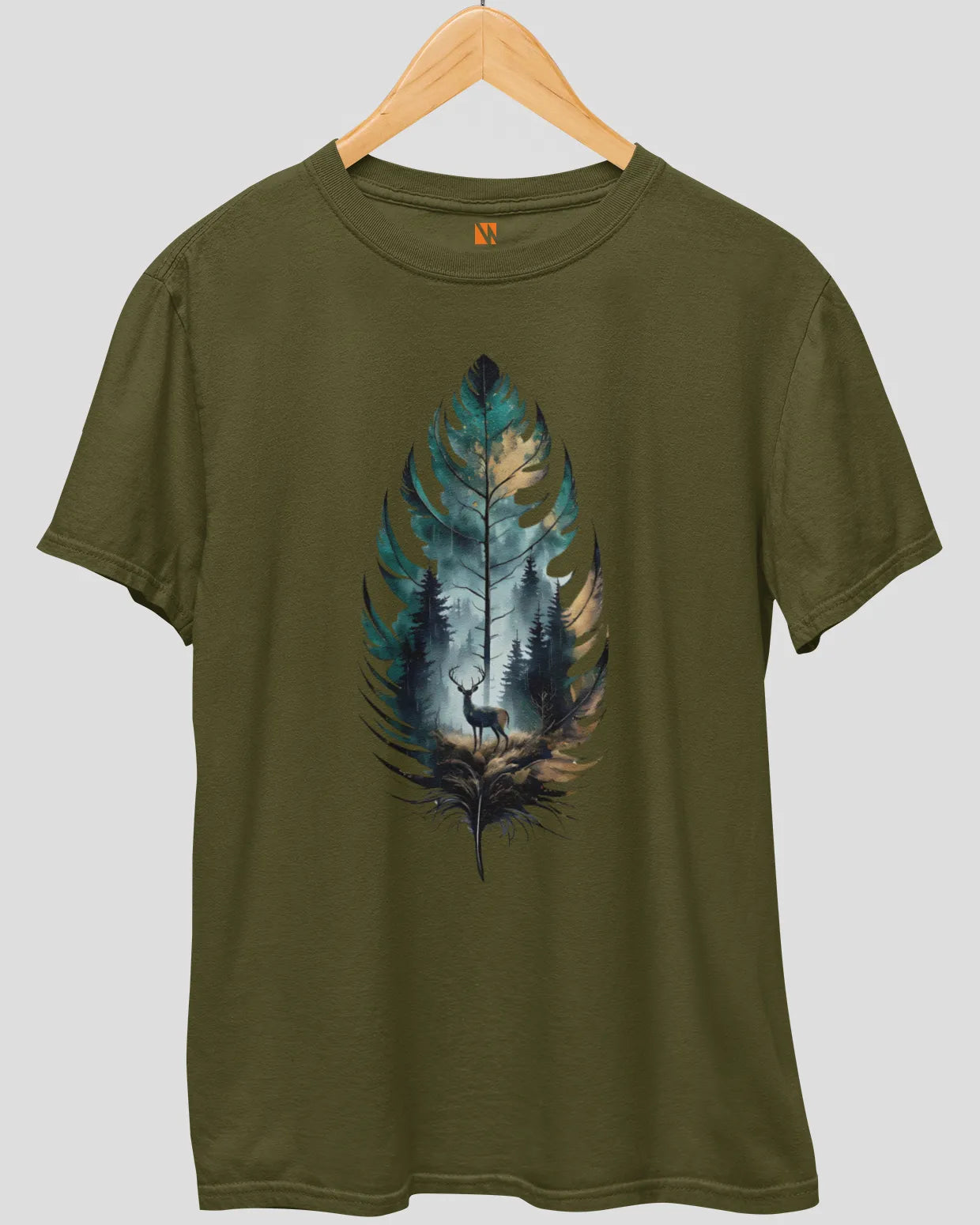 Deer on a Feather | Unisex T-Shirt