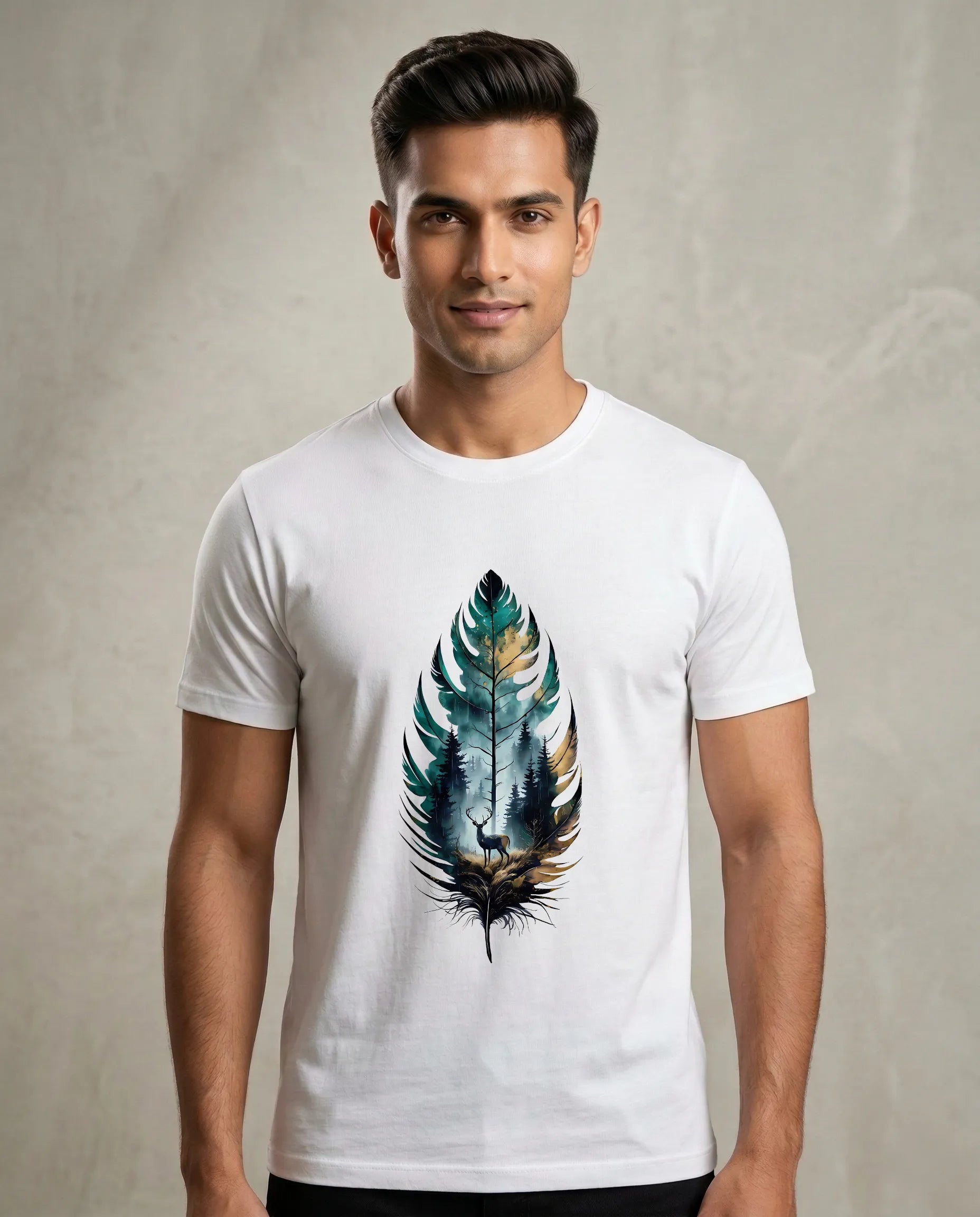Deer on a Feather | Unisex T-Shirt