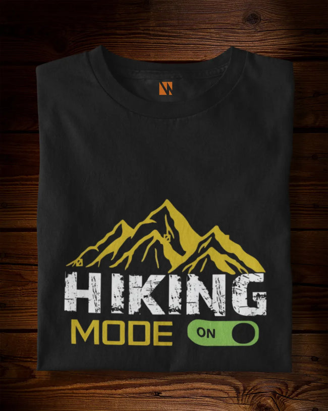 Hiking Mode On | Unisex T-Shirt Hover Image