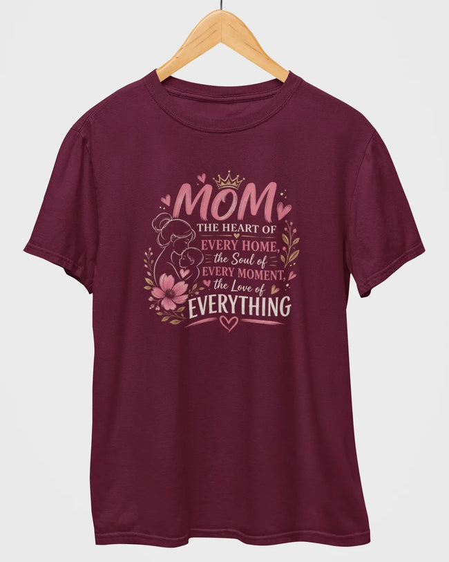 Mom the Heart of Every Home T-Shirt Hover Image