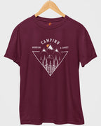 Mountain Camping & Sunset | Unisex T-Shirt