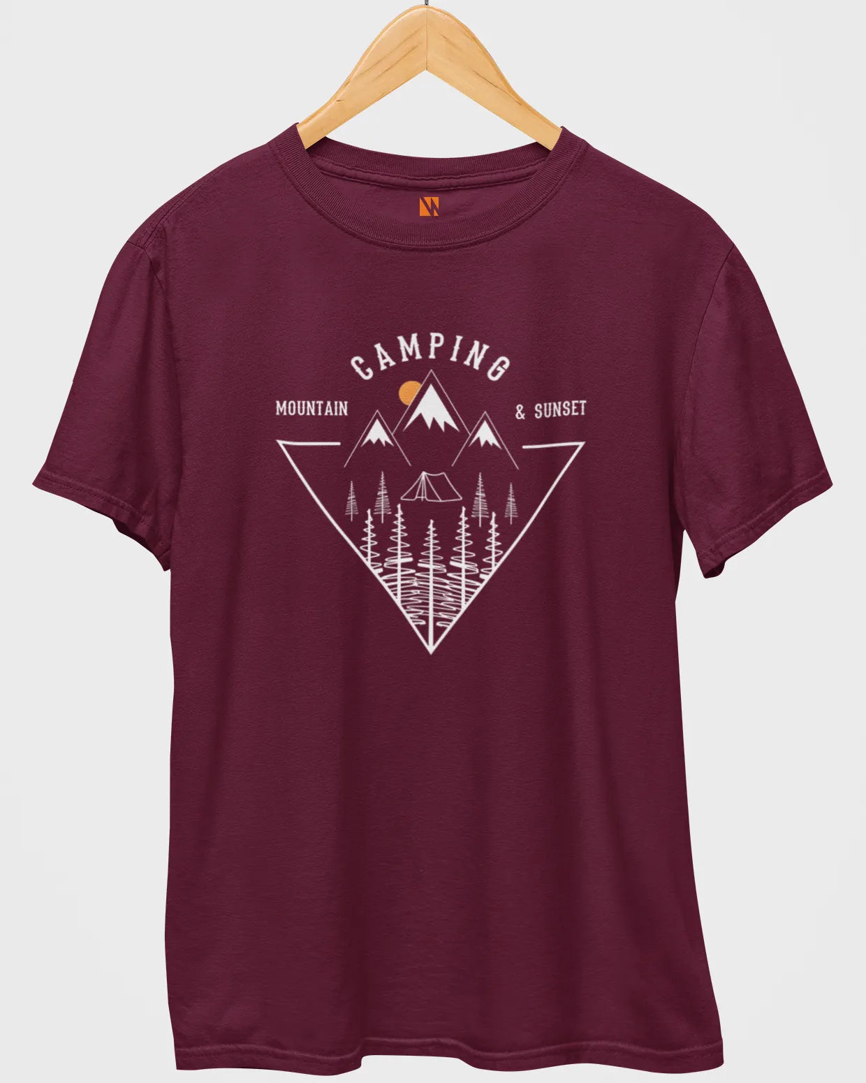 Mountain Camping & Sunset | Unisex T-Shirt