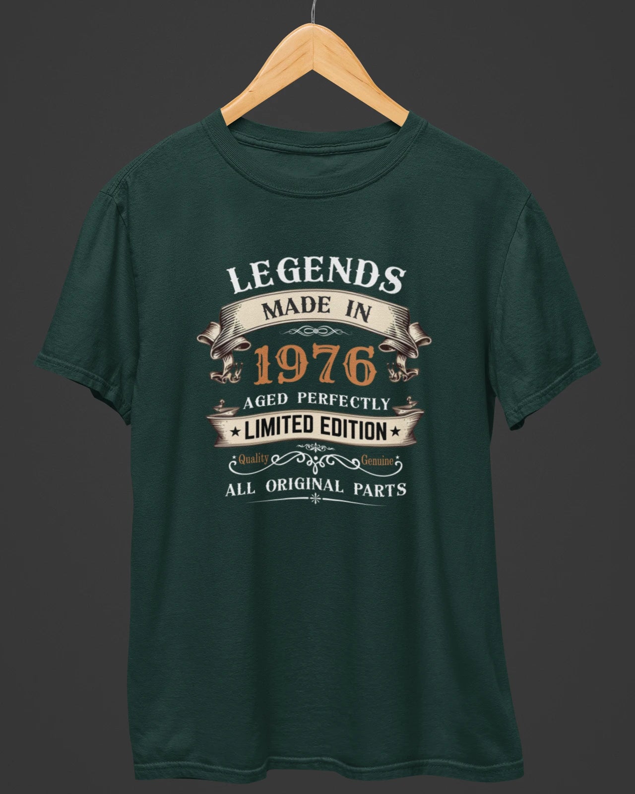 Legends Quality Genuine 1976 Birthday T-Shirt