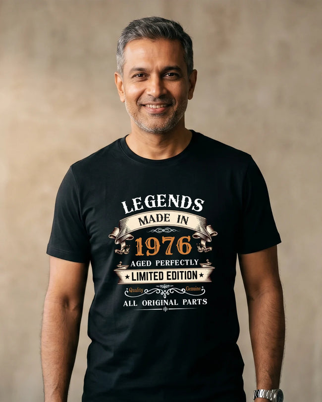 Legends Quality Genuine 1976 Birthday T-Shirt Hover Image