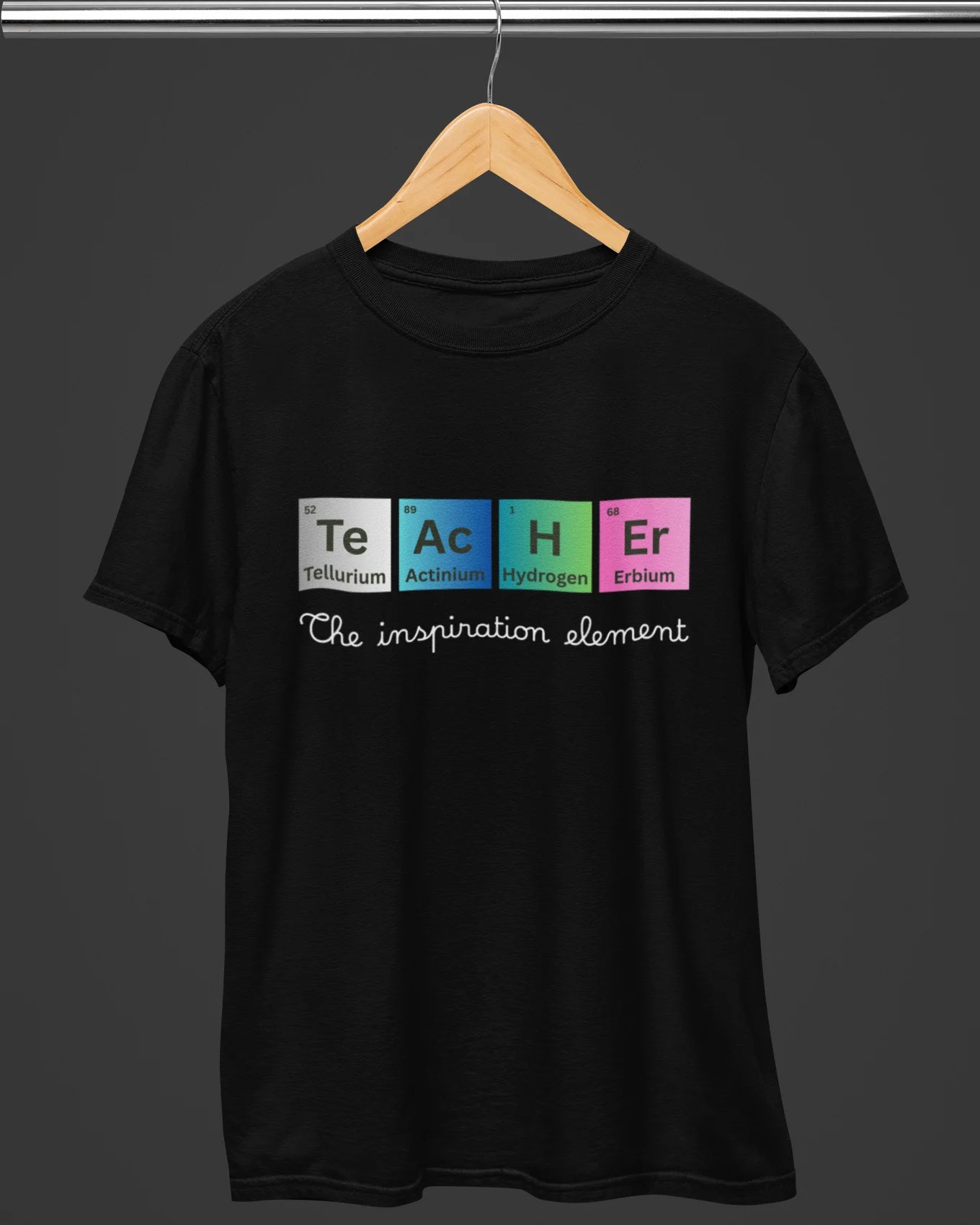 Teacher The Inspiration Element Unisex Premium Cotton T-Shirt