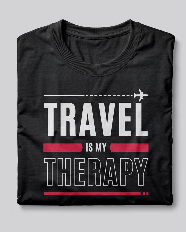 Travel is my Therapy T-Shirt Hover Image