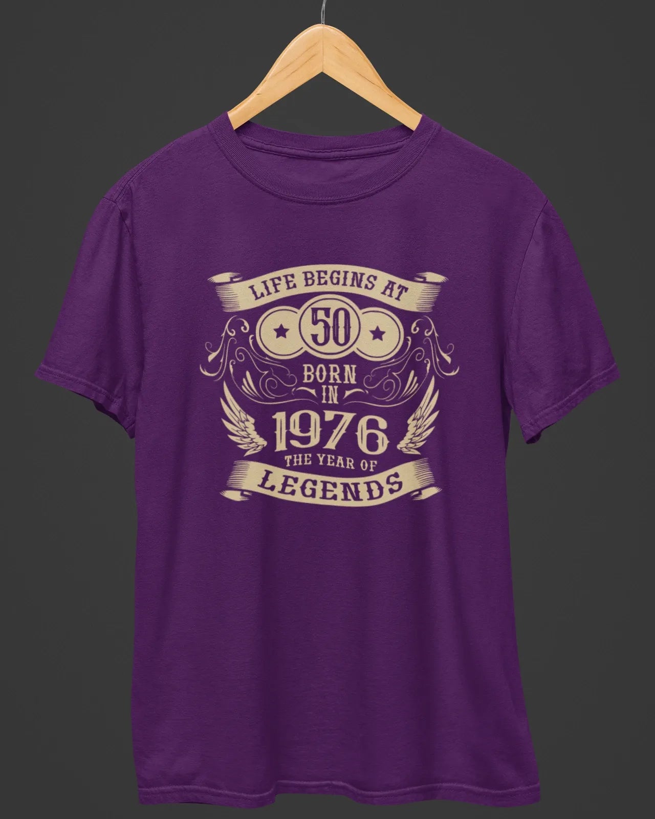The Year of Legends 1976 Birthday T-Shirt